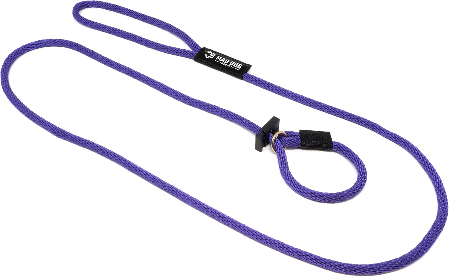 Mad Dog Products English Slip Dog Lead in Purple - 8 Feet Long