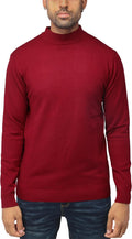 X RAY Mens Mock Neck Sweater Slim Fit Pullover - Soft Everyday Layer