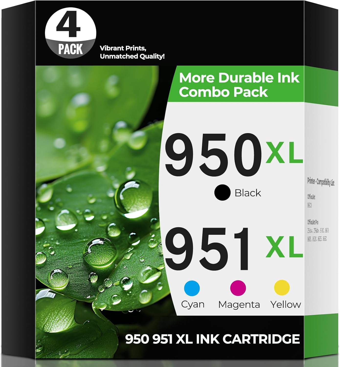 950XL 951XL Ink Cartridges Combo Pack for HP OfficeJet Printers