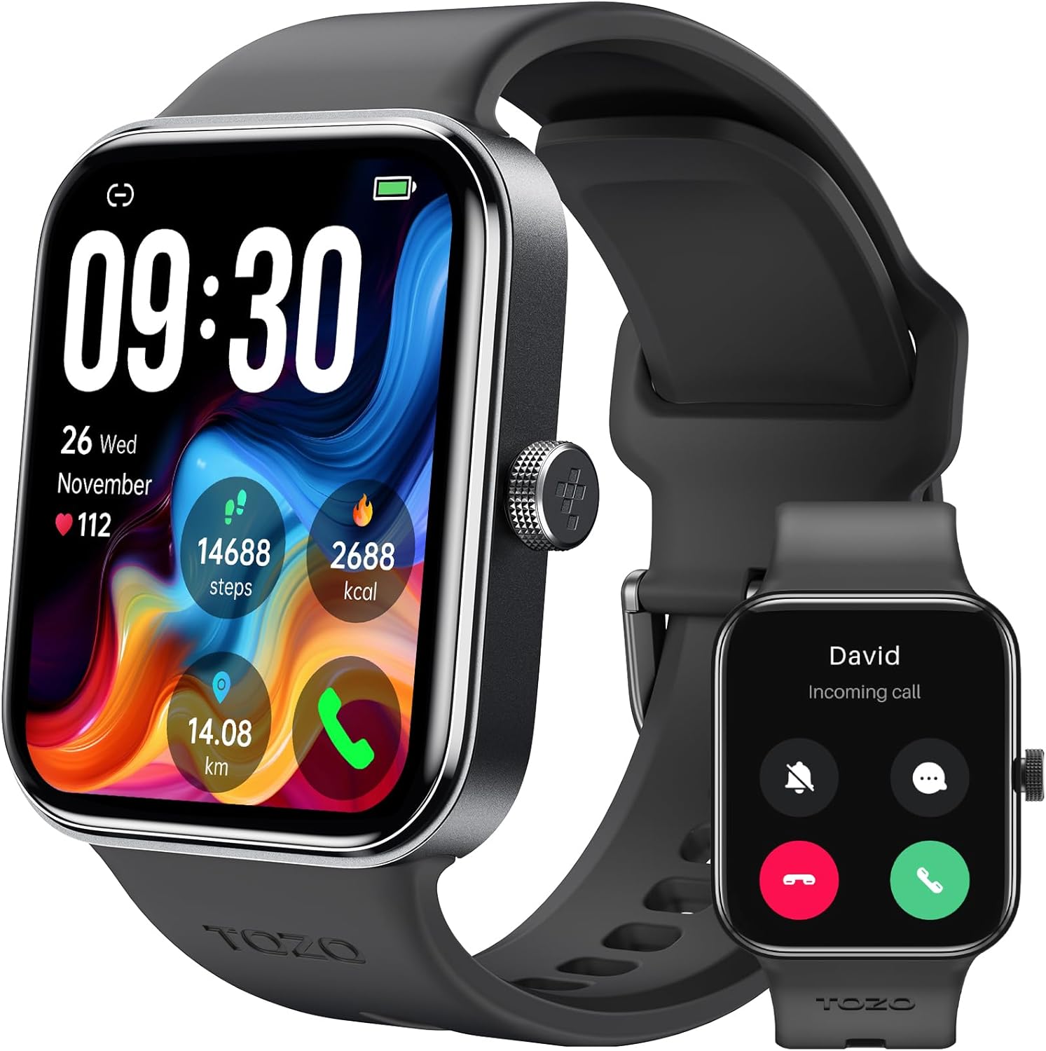 TOZO AMOLED S4 Smart Watch - Ultimate Fitness Tracker