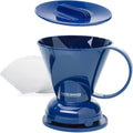 Clever Coffee Dripper and Filters 18 oz (Royal Blue) - Immersion Pour