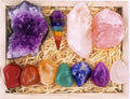 Crystals and Healing Stones Premium Kit Wooden Box - Chakra Stones Set