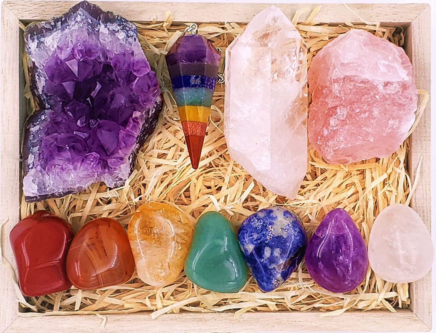 Crystals and Healing Stones Premium Kit for Chakra Balance