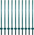 ARIFARO 5 ft Fence Posts Pack of 10 - Sturdy No Dig Metal Stakes