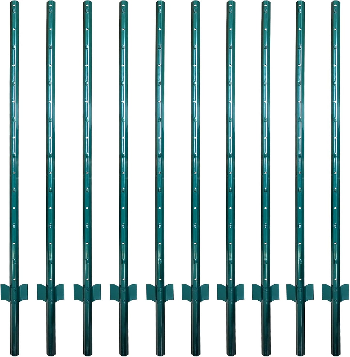 Sturdy 5 Feet Metal Fence Posts for Durable Outdoor Fencing