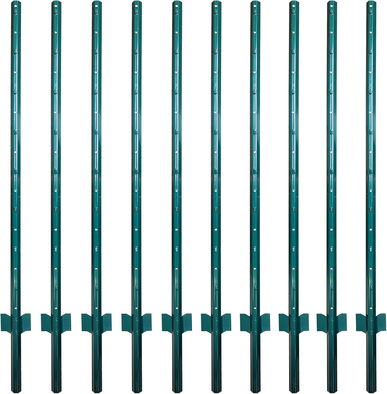 Sturdy 5 Feet Metal Fence Posts for Durable Outdoor Fencing