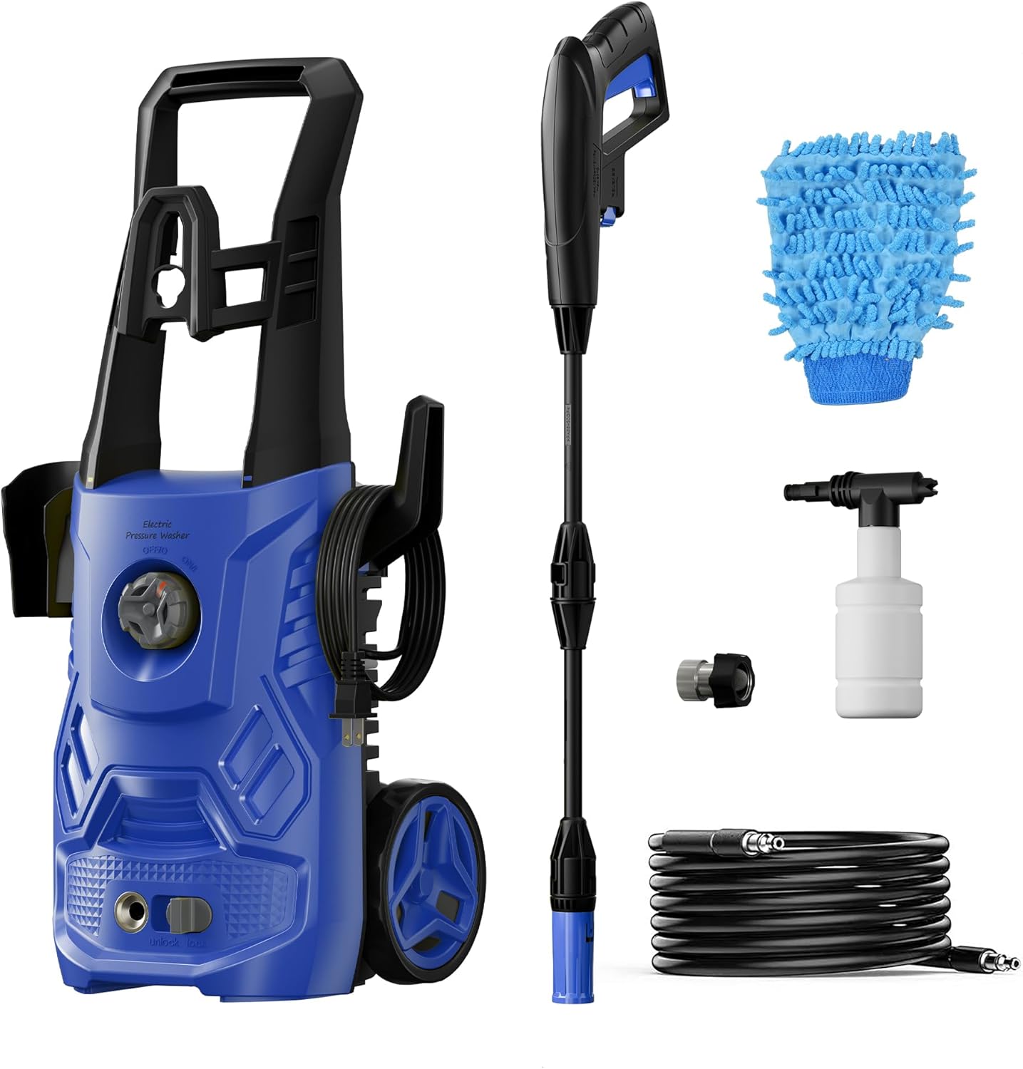 Powerful 4200PSI Pressure Washer with Foam Cannon for Cleaning