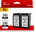 Remanufactured Ink Cartridge Replacement for Canon 245XL Black 2 Pack