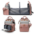 Jeryswet Baby Diaper Bag Backpack with Changing Station - Large