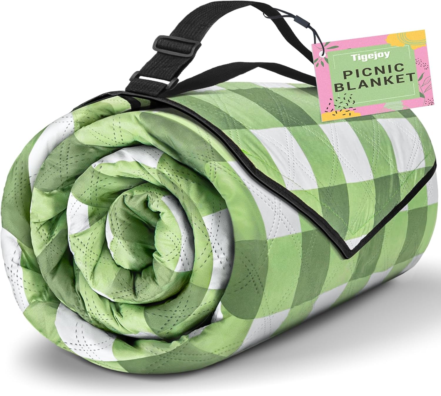TigeJoy Extra Large Waterproof Picnic Blanket for Outdoor Fun