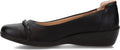LifeStride Womens Impact Taupe Flats - Lightweight Comfort Wedge