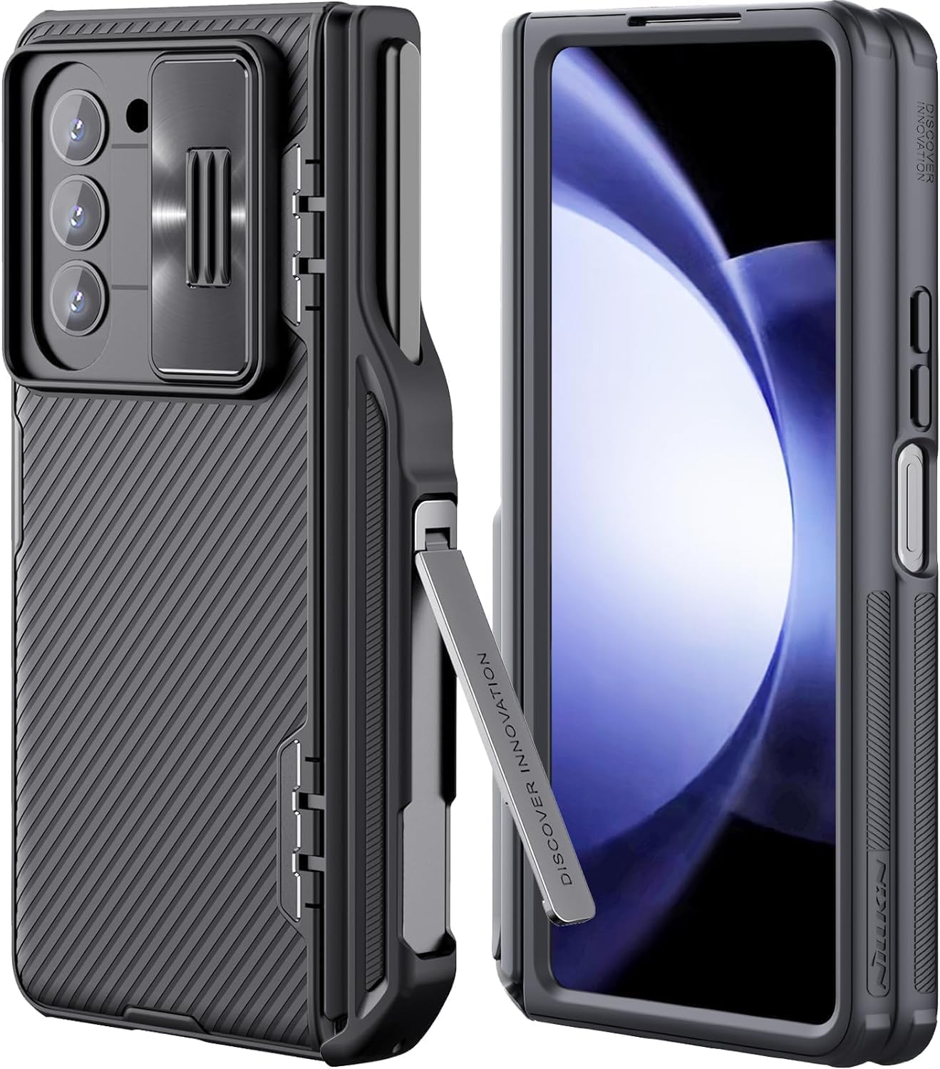 Nillkin Galaxy Z Fold 5 Case with S Pen Holder and Kickstand