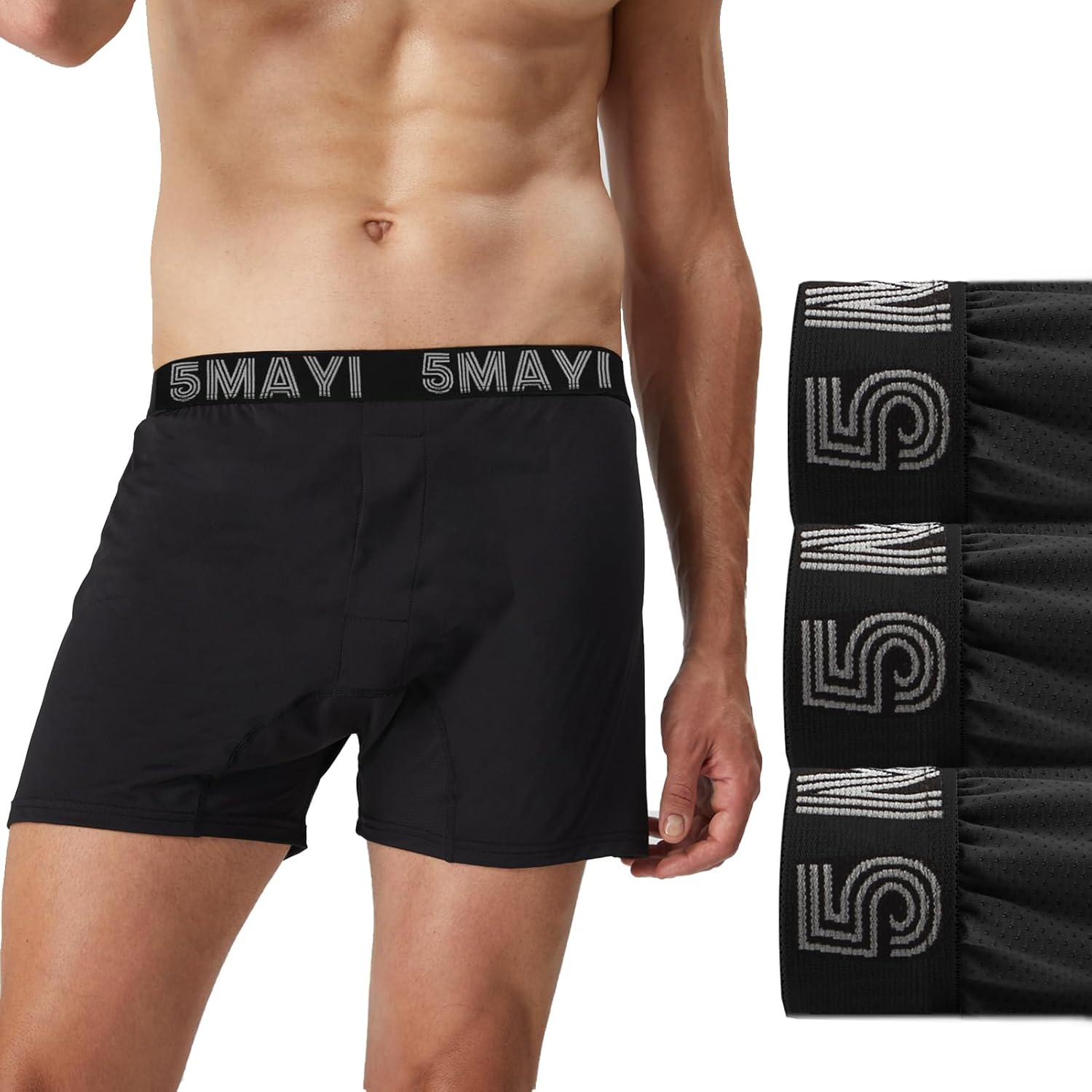 5Mayi Mens Boxers for Men Cotton Underwear Comfortable Fit