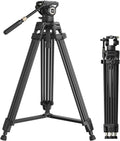 SmallRig Heavy-Duty Carbon Fiber Tripod with Fluid Head - Fast