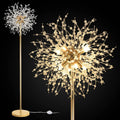 69 inch Crystal Floor Lamp with K9 Crystal for Modern Decor
