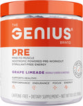 Genius Pre Caffeine-Free Pre Workout Powder - Focus & Endurance