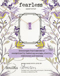 SoulKu Refined Necklace - Empowering Amethyst Pendant, Adjustable