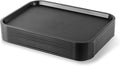 Fast Food Tray 10.5 x 13.5 Black - Durable Lightweight Carry Tray