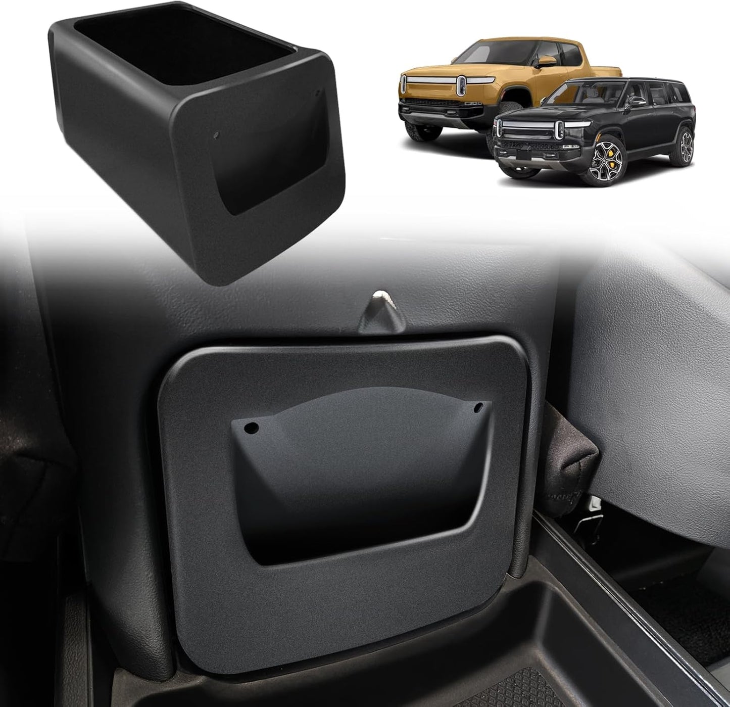 BestEvMod Lockable Camp Speaker Drawer Organizer for Rivian R1T