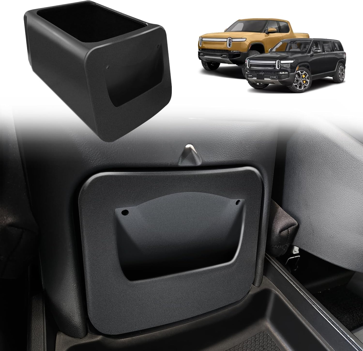 BestEvMod Lockable Camp Speaker Drawer Organizer for Rivian R1T