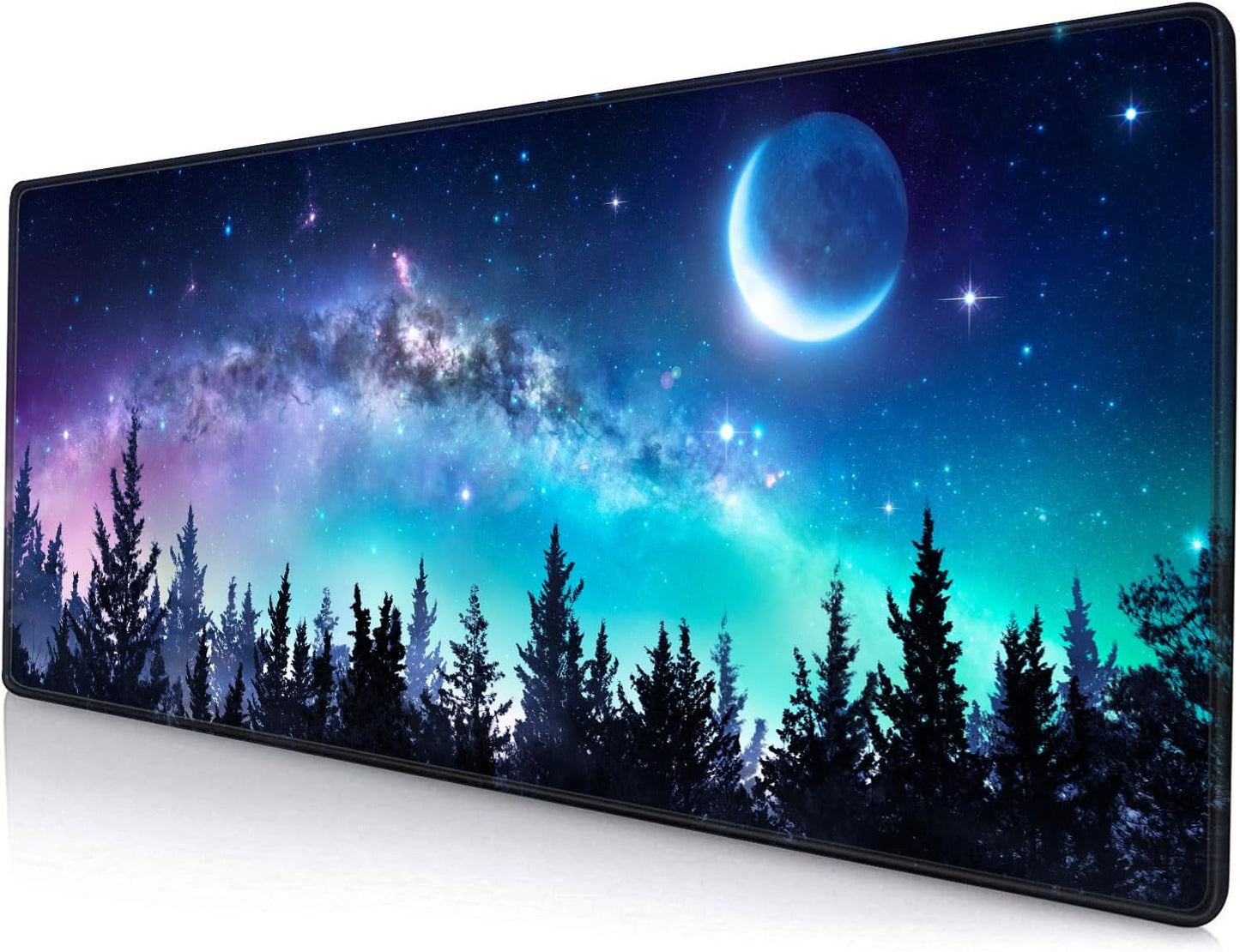 Galaxy Gaming Desk Mat - Anti-Slip Extended Pad