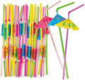 Colorful Bendable Cocktail Straws - 20PCS Pack