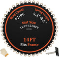 Trampoline Mat Replacement for 14ft Frame - Durable Polypropylene Fit