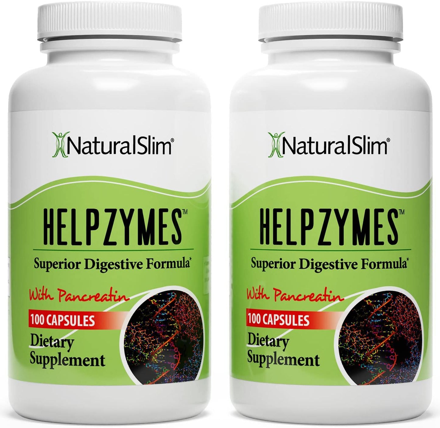 NaturalSlim Helpzymes Enzyme Complex for Adults with Bromelain