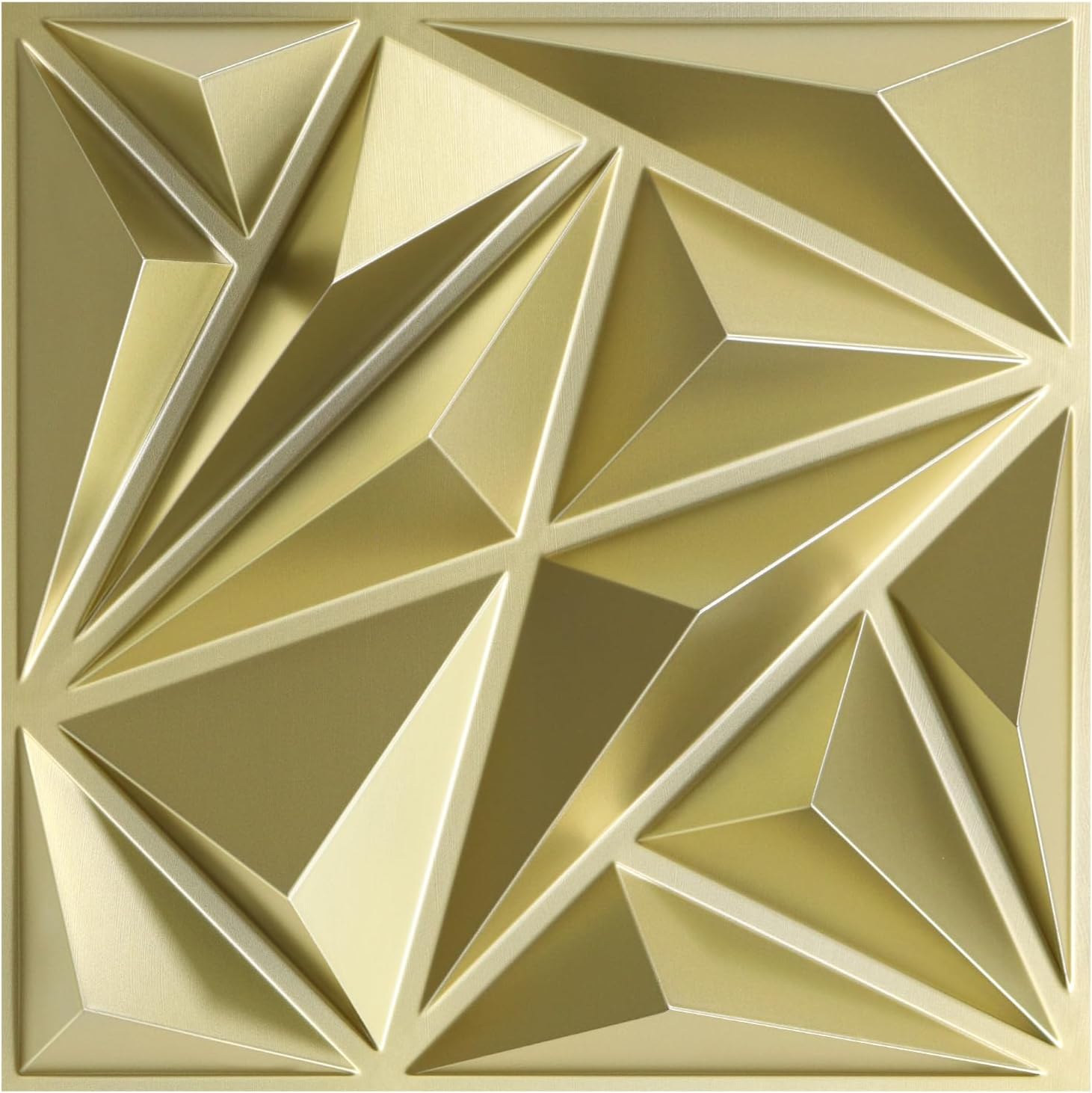 3D Wall Panels for Interior Decor - Champaign Gold Diamond Design