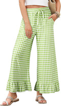 Womens Wide Leg Palazzo Pants High Waisted - Comfortable Lounge Fit