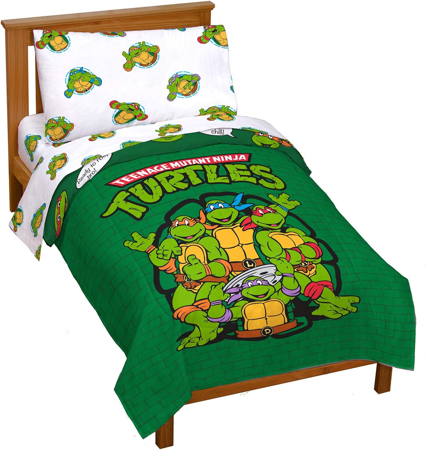 Teenage Mutant Ninja Turtles Toddler Bed Set with Comforter