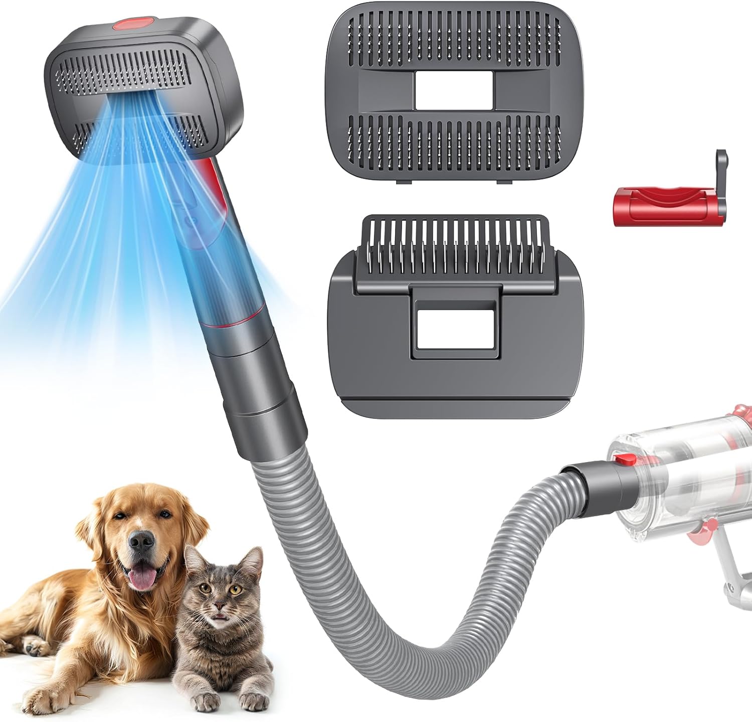 JORAIR Dog Grooming Kit for Dyson Vacs - Deshedding Bliss
