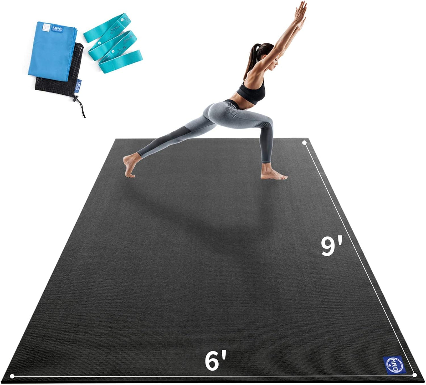 MRO Extra Large Yoga Mat for Ultimate Comfort and Stability
