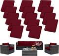 14 Piece Outdoor Waterproof Cushion Covers for Patio Furniture