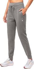 Fleece Lined High Waisted Joggers for Women - Warm, Water (Style 5DBR)