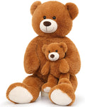 Muiteiur Giant 40in Teddy Bear Mom & Baby Set - Soft Hug Ready