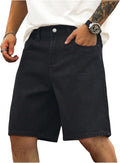 Verdusa Men's Jorts Baggy Jean Shorts for Summer Casual Wear