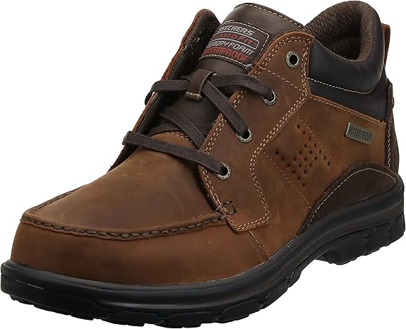 Skechers Men's Segment Melego Leather Chukka Waterproof Boot Review