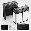 Portable DJ Booth Table Foldable DJ Table Stand - Clean Cable