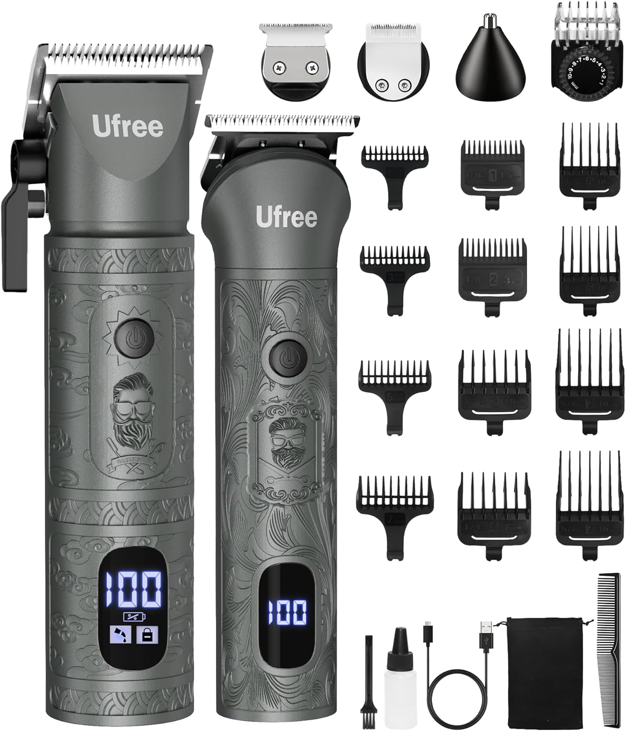 Ufree Beard Trimmer for Men - Professional Grooming Kit