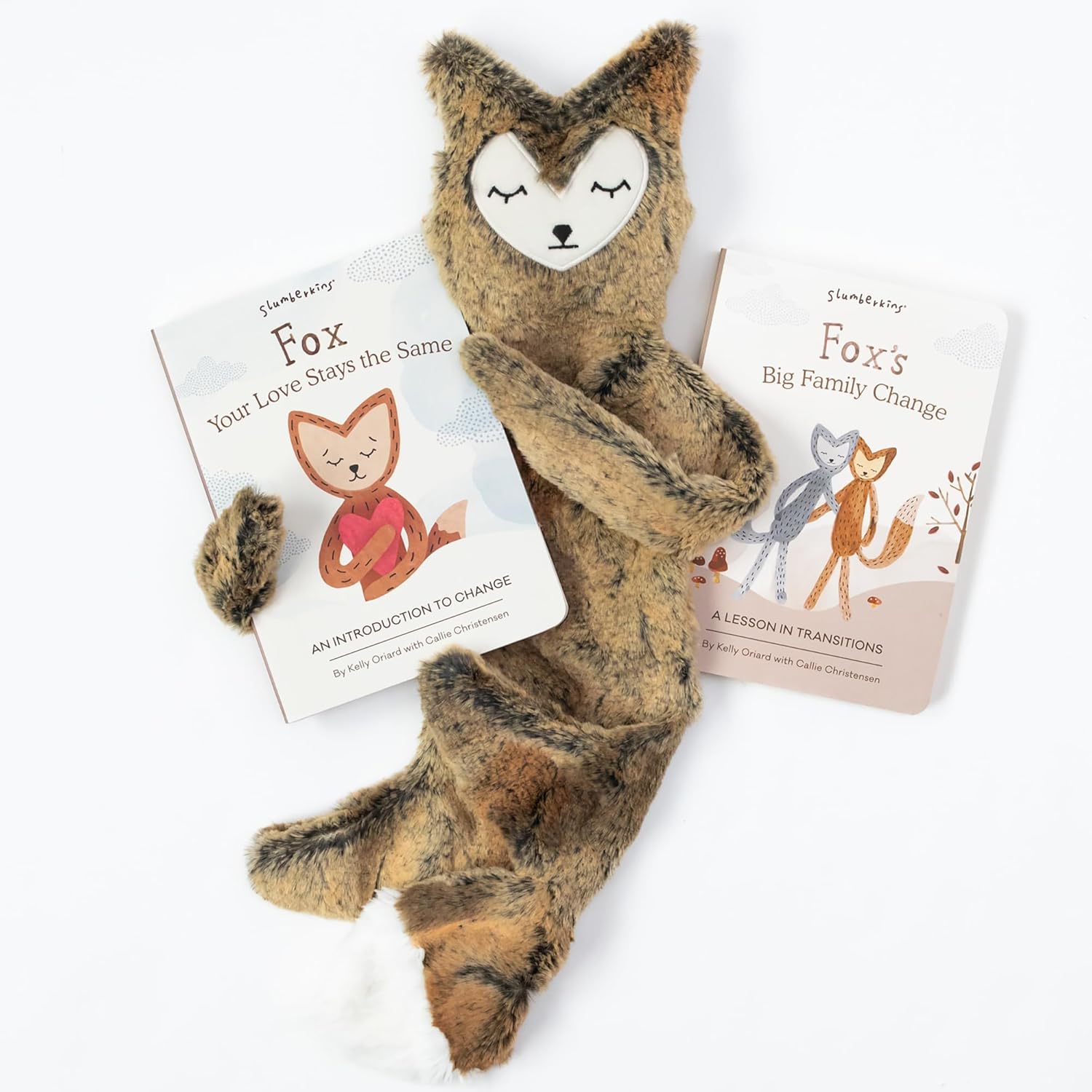 Slumberkins Fox Snuggler Complete Set for Emotional Support