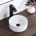 KARAMAG 12 Inch Round Vessel Sink for Modern Bathrooms