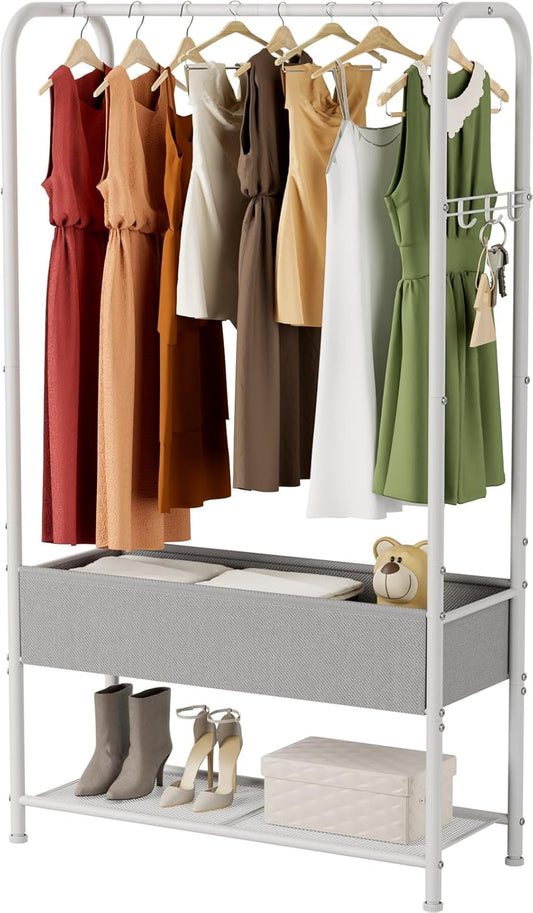 SINGAYE Portable Clothes Garment Rack for Laundry and Bedroom