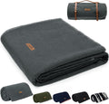 100% Wool Blanket 48 in x 62 in - Thick Warm Military Throw