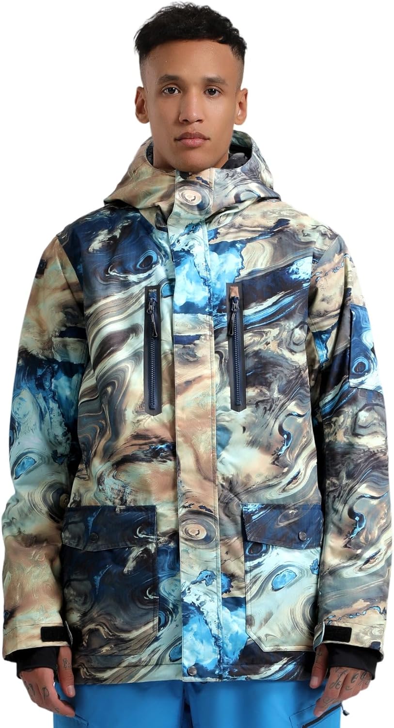 GSOU SNOW Men's Waterproof Ski Jacket - Stay Warm on the Slopes!