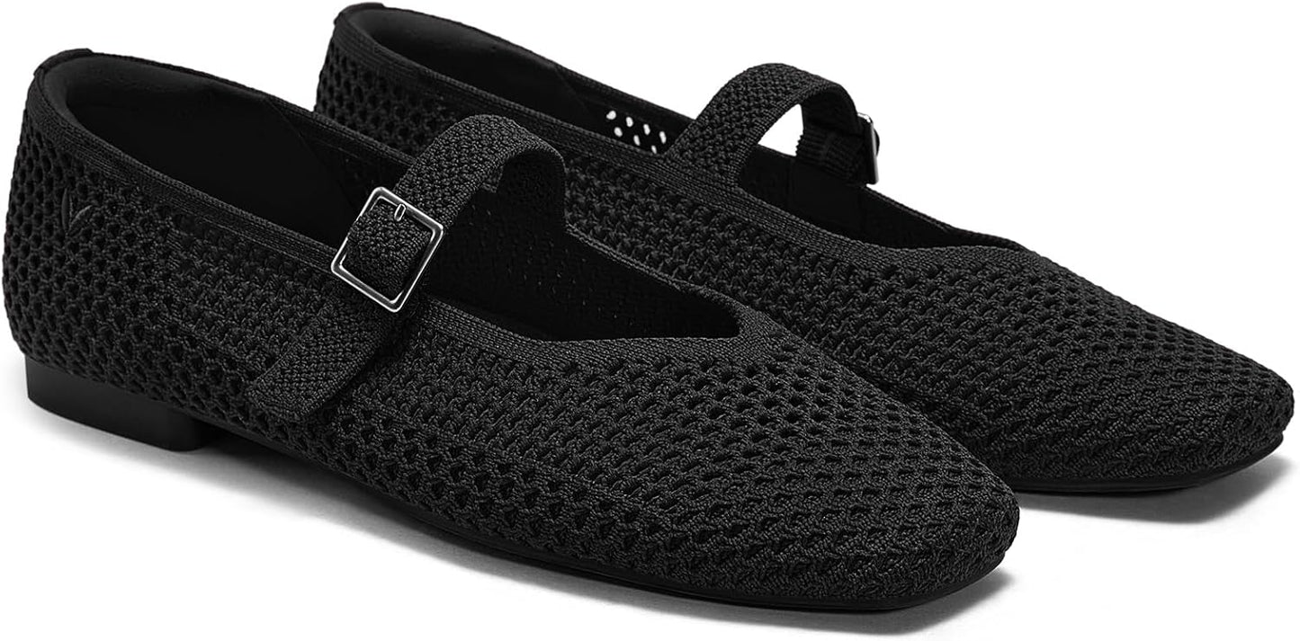 VIVAIA Margot Mary Jane Women Flat Shoes for Comfortable Work