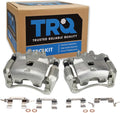 TRQ Front Brake Caliper Set Compatible with 2007-2019 Nissan Sentra
