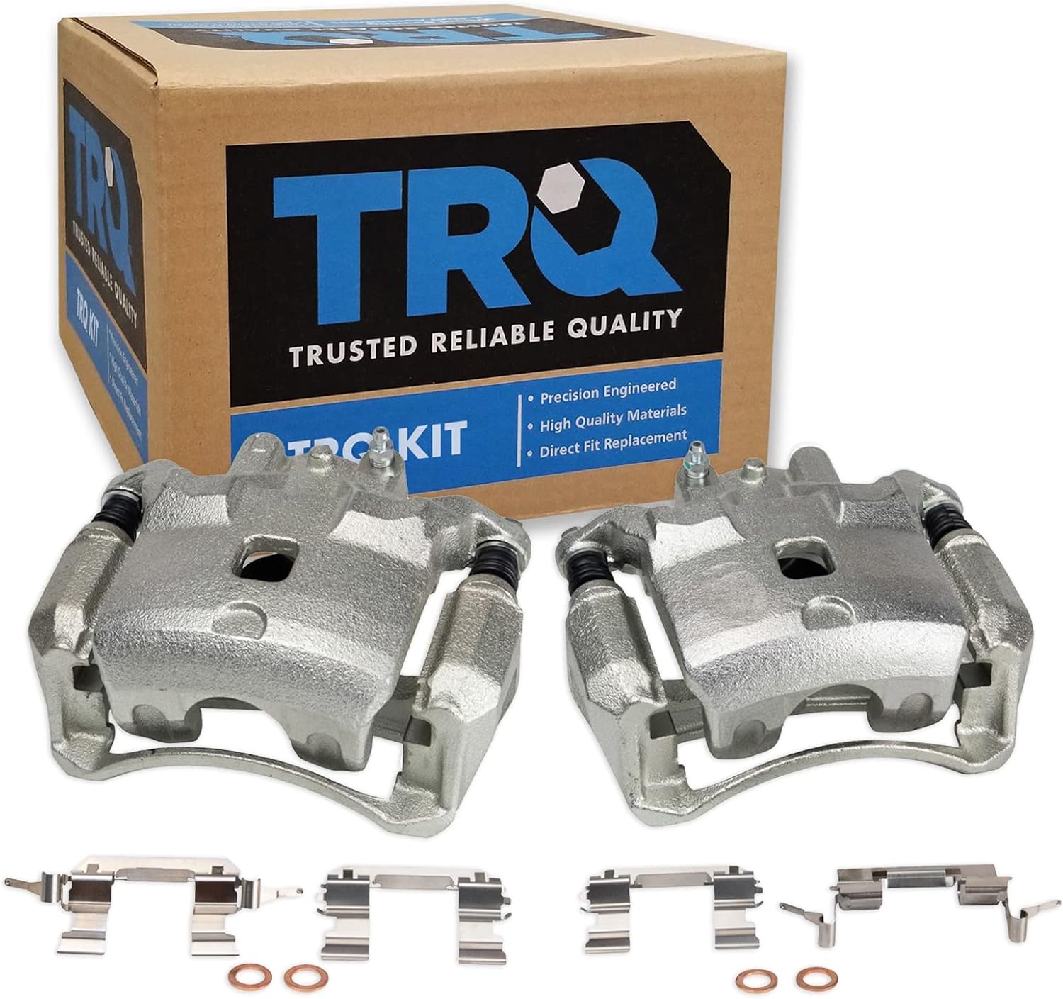 TRQ Front Brake Caliper Set for 2007-2019 Nissan Sentra