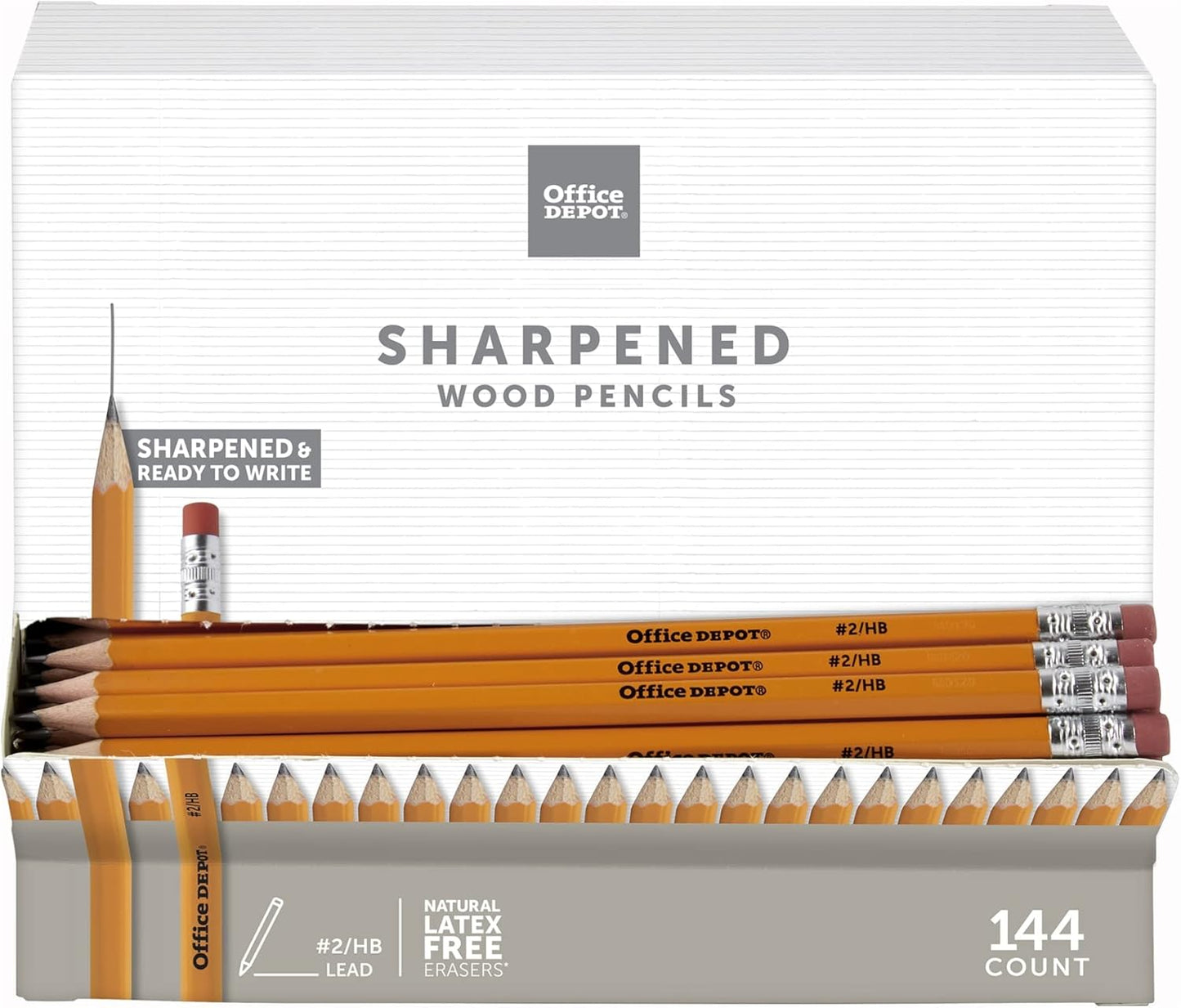Office Depot 2.2mm HB Pre-Sharpened Pencils - Box of 144