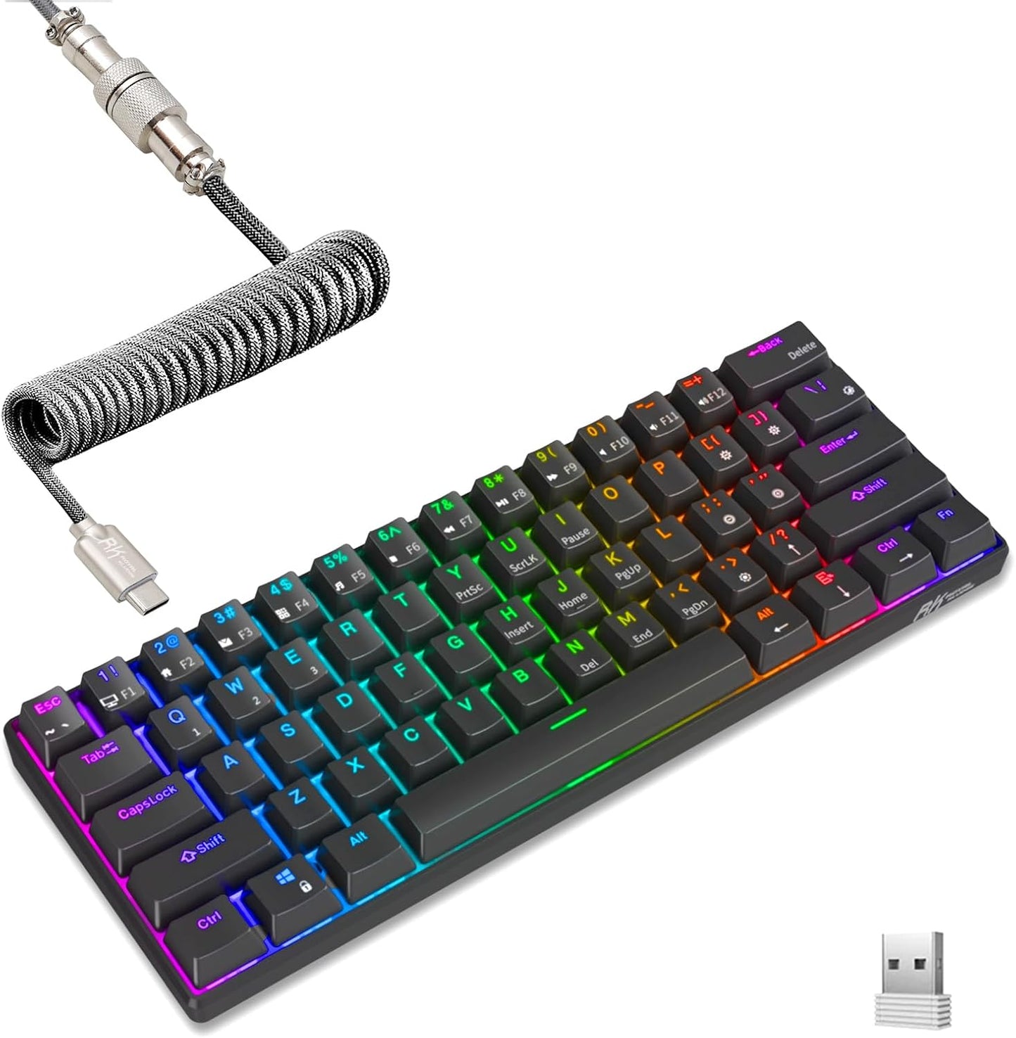 RK61 Wireless RGB Brown Switch Keyboard